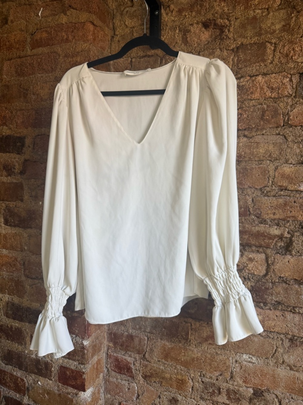 Amanda Uprichard White Blouse